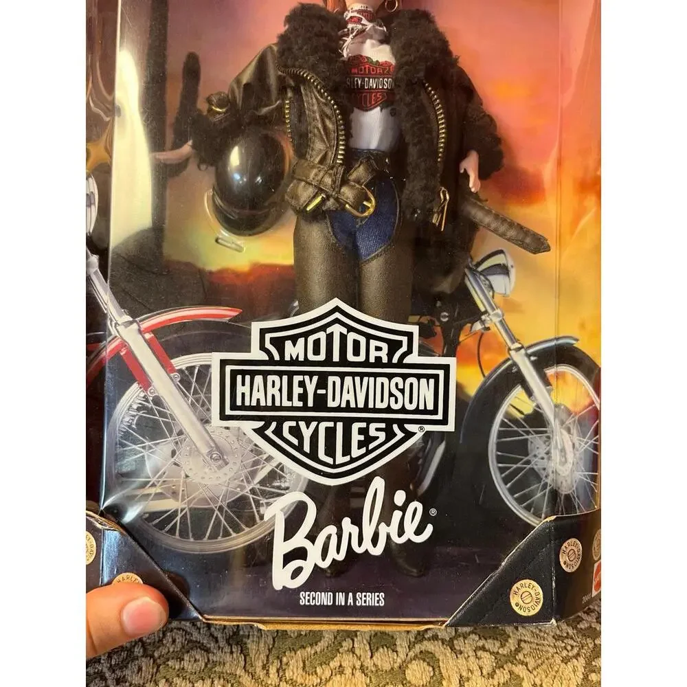 Harley Davidson Redhead Barbie Doll 1998 Mattel #20441‎